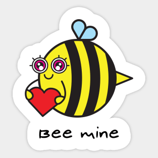 Bee mine Sticker